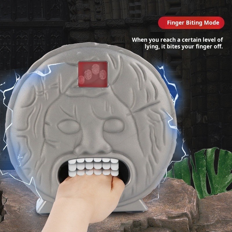 Lie Detector Finger Prank Party Game Stone Tabletop Toy Prank Game