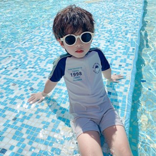 Boy Baby One Piece Swimsuit Children Children Children Trendy Boys 6 to 12 Years Old Swimwear Quick Drying Sunscreen Vacation 1 3 Shopee Malaysia