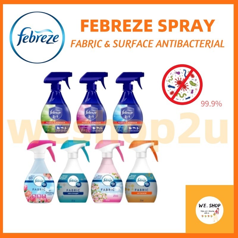(NEW &LIVE) FEBREZE 2 IN 1 FABRIC & SURFACE ANTIBACTERIAL REFRESHER