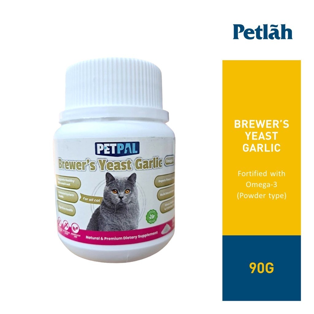 Image showcasing Petpal Brewer's Yeast Garlic For Cat 90g | Shopee Malaysia