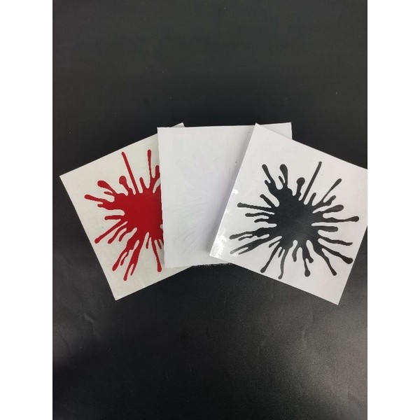 Water Splash Sticker 7 Colour!!!! | Shopee Malaysia