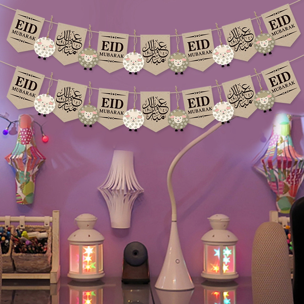 New Raya Party Banner Hari Raya Decoration Ramadan Decror Hang tags ...