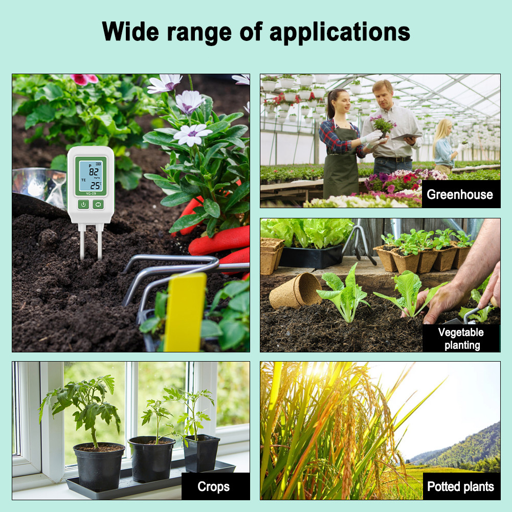 Soil NPK Analyzers Meter 0-1999mg/kg Dual Needle Nutrient Analyzer Soil ...
