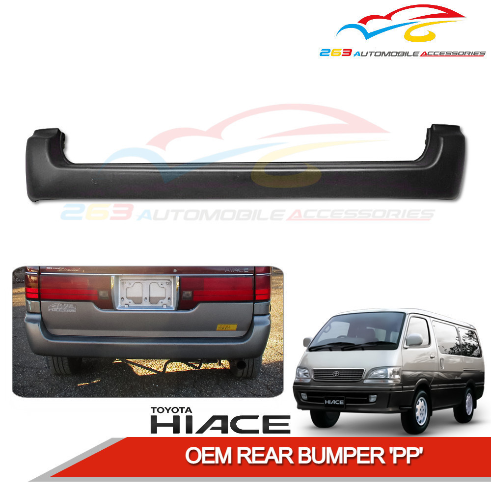 TOYOTA HIACE VAN 1994-2004 RZH KZH REAR BUMPER 'PP' (NO COLOR) | Shopee ...