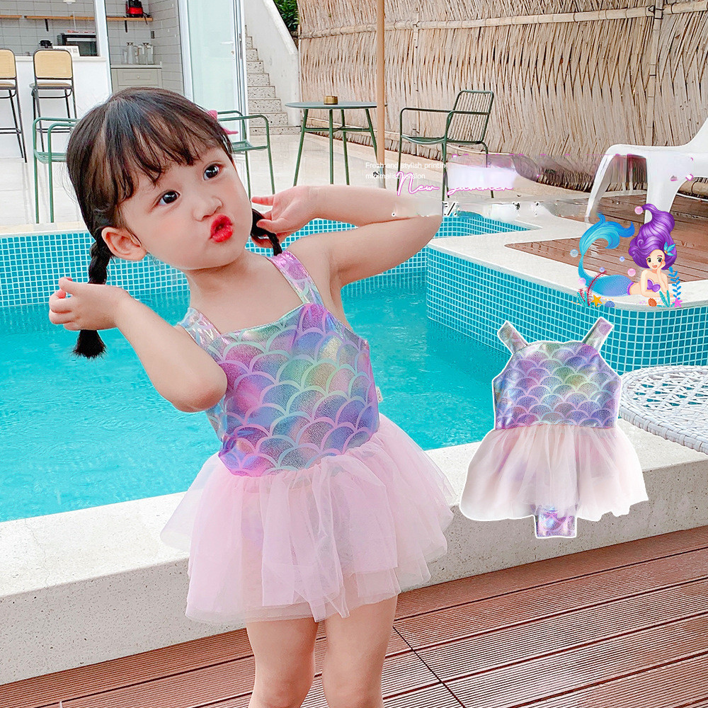 Mermaid store swimsuit child