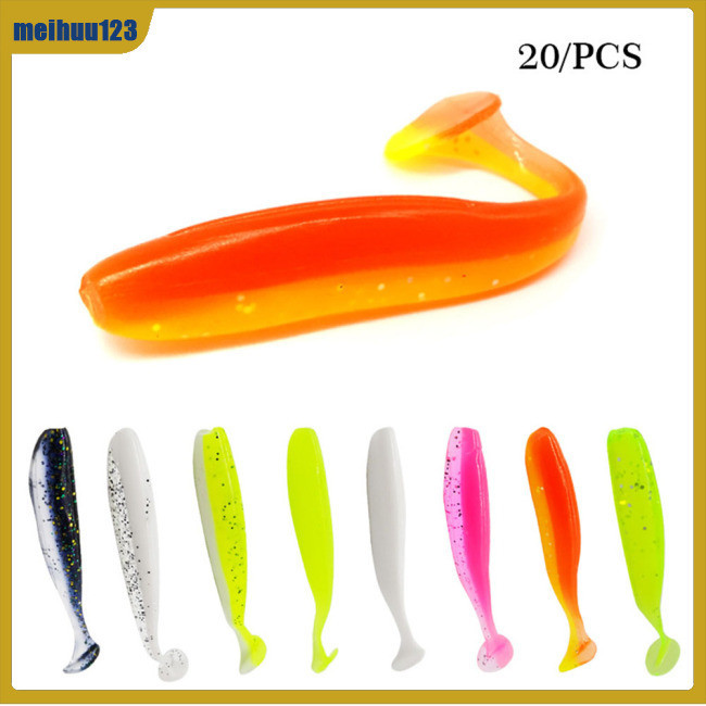 FNC 20pcs/set Fishing Lure Soft Fishing Bait Worm Wobblers Fishing Lure ...