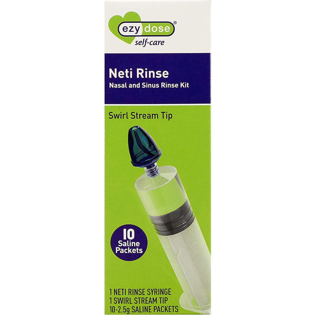 Ezy Dose Neti Rinse Swirl Stream Tip ( 1 Syringe & 1 Stream Tip ...