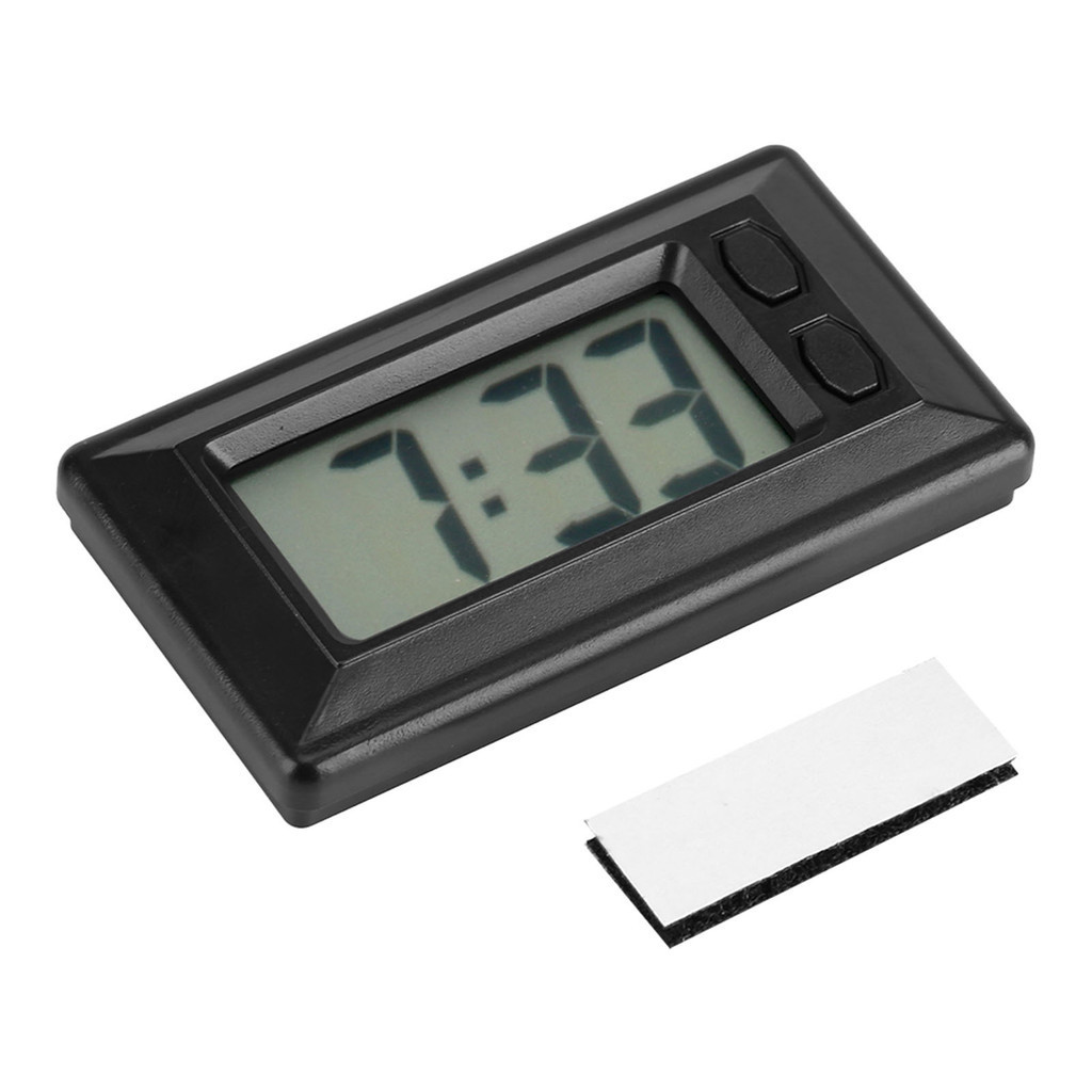 LCD Digital Table Car Dashboard Desk Electronic Clock Date Time