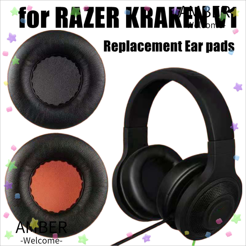 AMBER1 1Pair Ear Pads, Sponge Soft Ear Cushion, High Quality Earmuffs ...