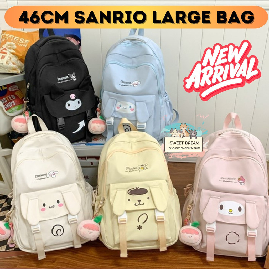 46CM INST Sanrio Kuromi Cinnamoroll Melody Cinnamoroll Large