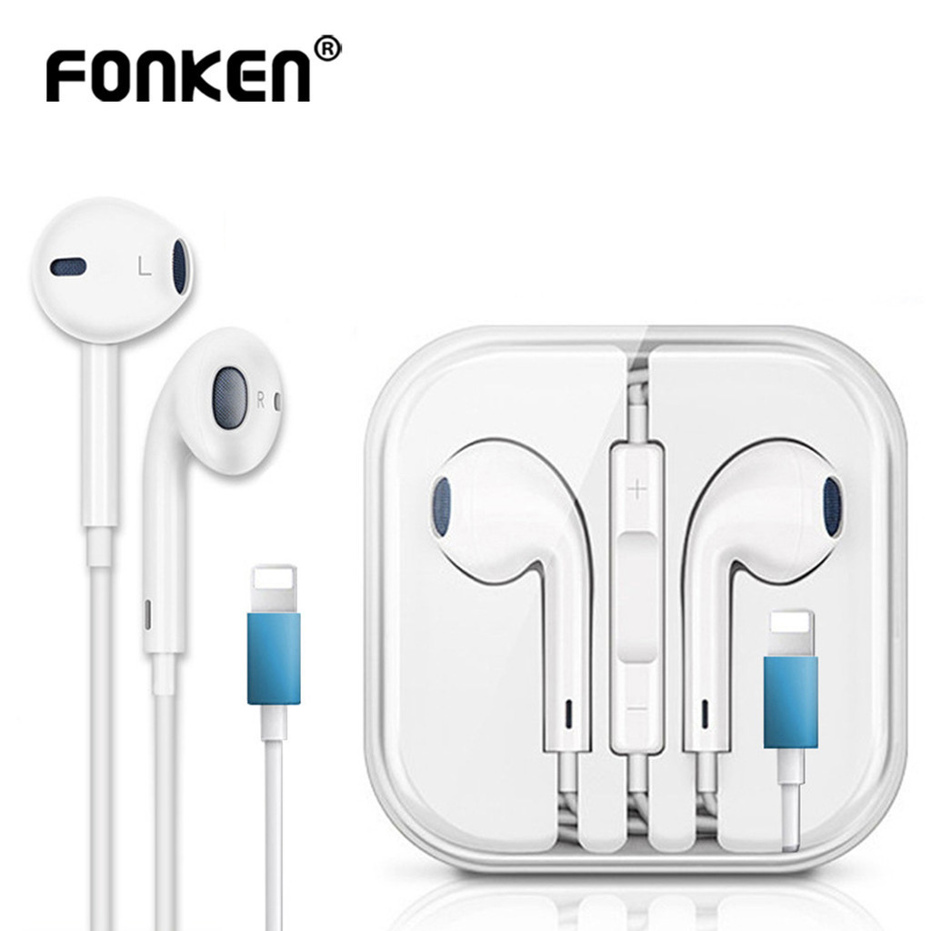 Fonken Earphone With Microphone Wired Aple Headphone For Aple Phone ...