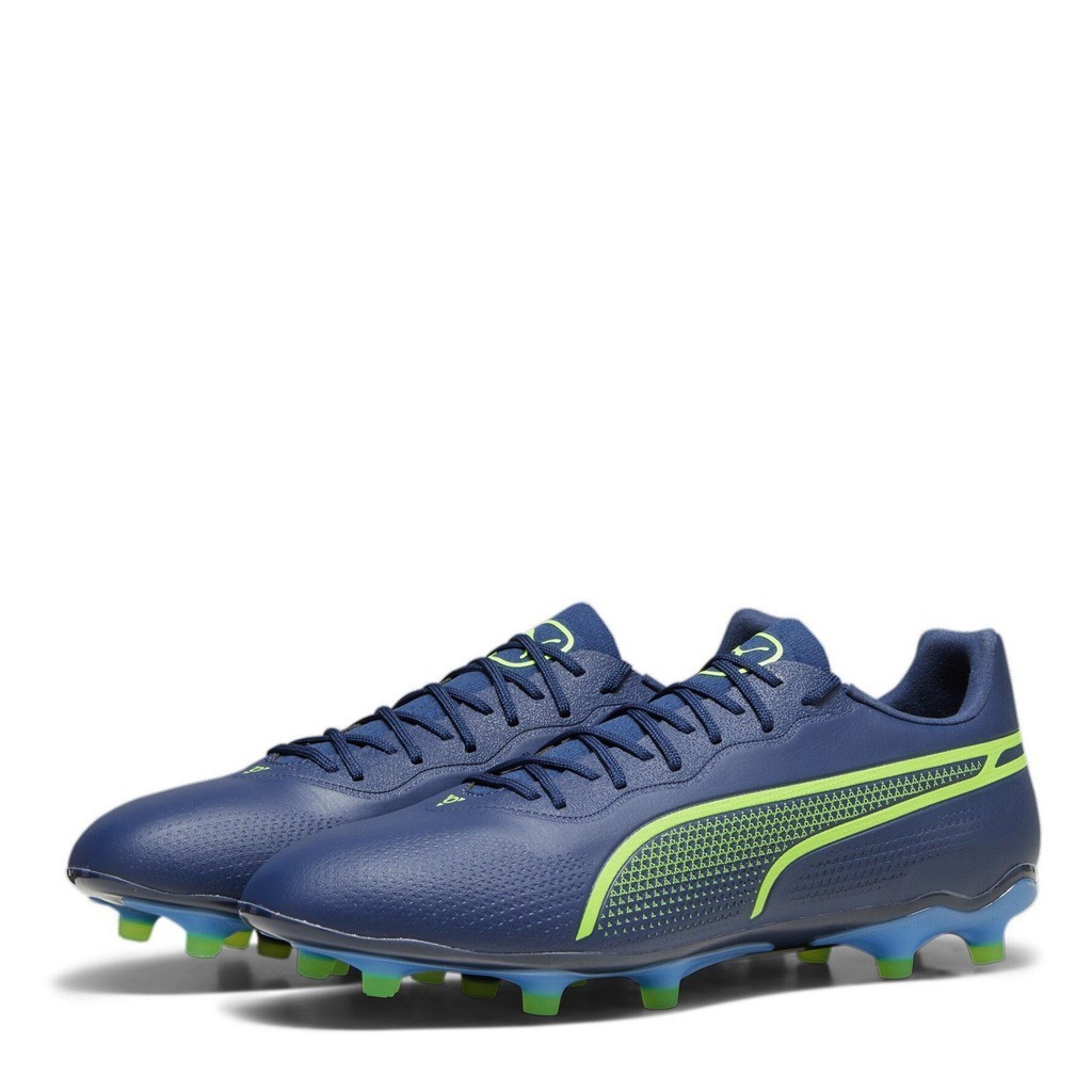 Puma Men s King Pro Firm Ground Football Boots P.Blue Green Shopee Malaysia