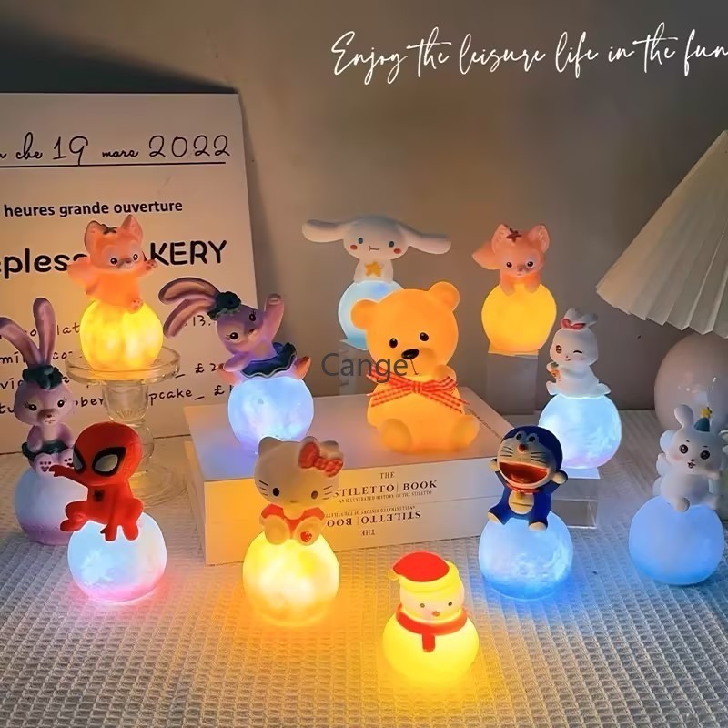 Cartoon animal light ball home lighting ornaments slush gum strawberry ...
