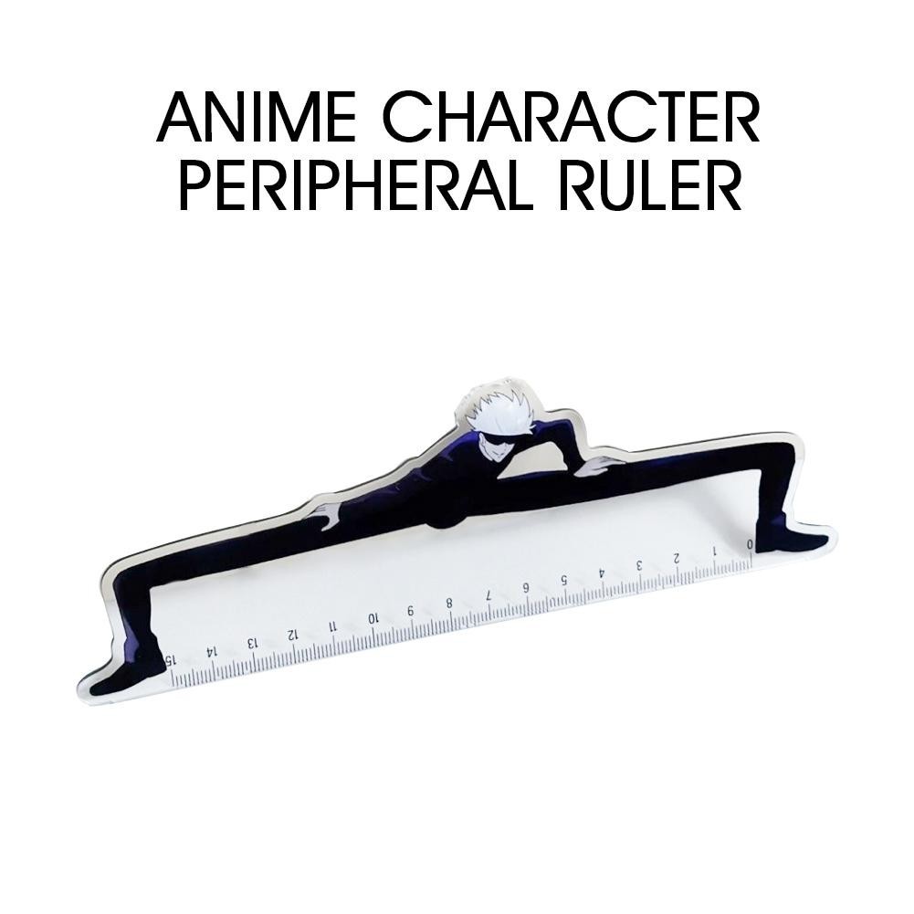 【Buy 1 Get 1】Gojo Satoru Anime Peripheral Ruler Desktop Character ...