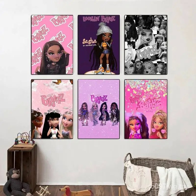 Bratz Doll Classic Anime Posters Kraft Paper Vintage Poster Wall Art ...