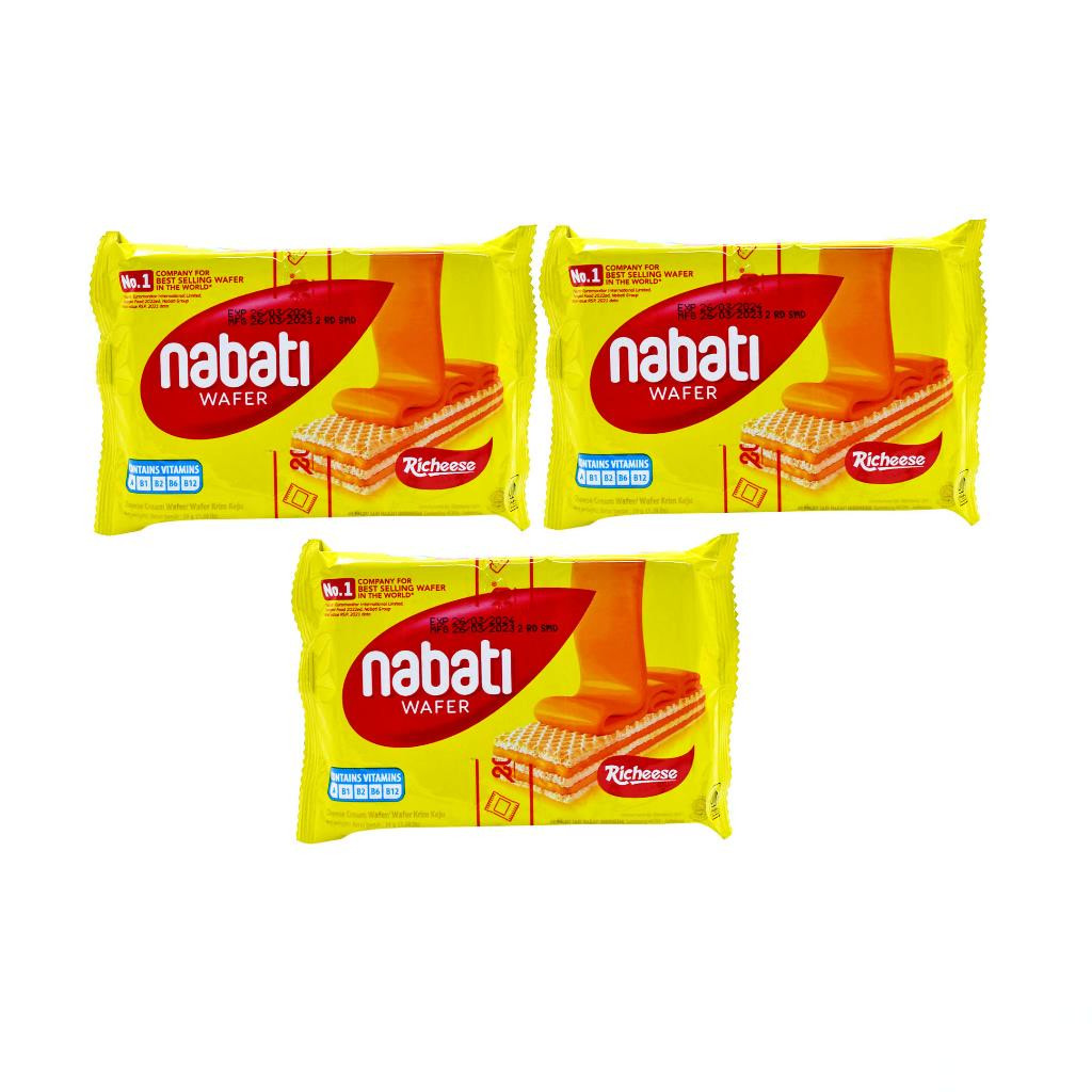 Richeese Cheese Cream Wafer Nabati | Shopee Malaysia