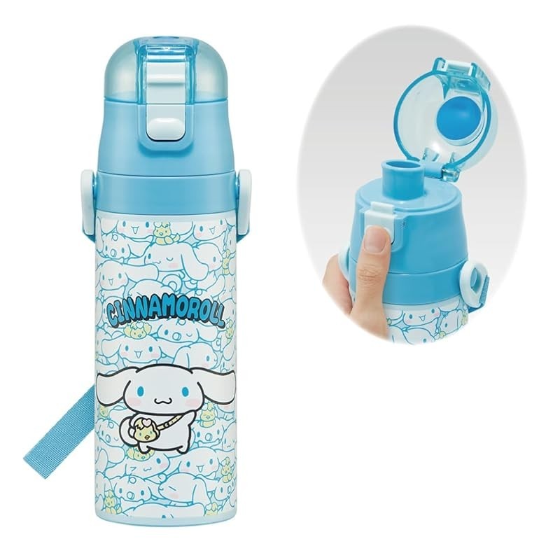 Skater Kids Stainless Direct Drinking Water Bottle 470ml Cinnamoroll ...