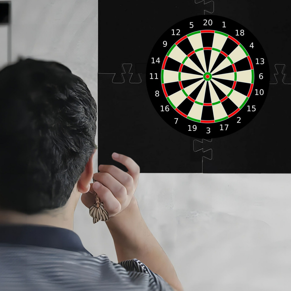 Wallmounted Dartboard Protector Square Dartboard Surround Universal