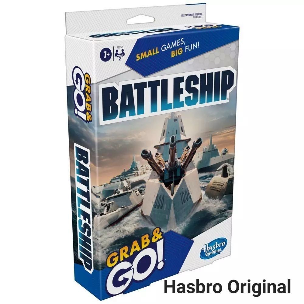 Hasbro Gaming Battleship Grab & Go Compact Travel F8252 