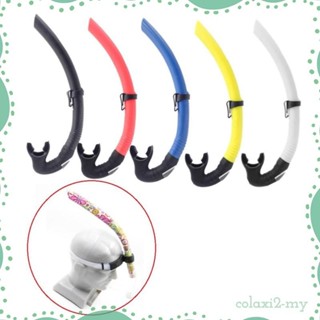 [colaxiefmy] Swimmers Training Snorkel Swimming -diving Breath Tube 