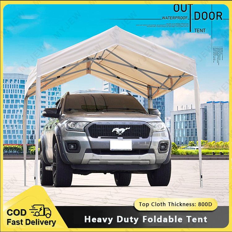 2.7x3M/2.7x4.5M Khemah Niaga Heavy Duty Folding Car Tent Outdoor ...