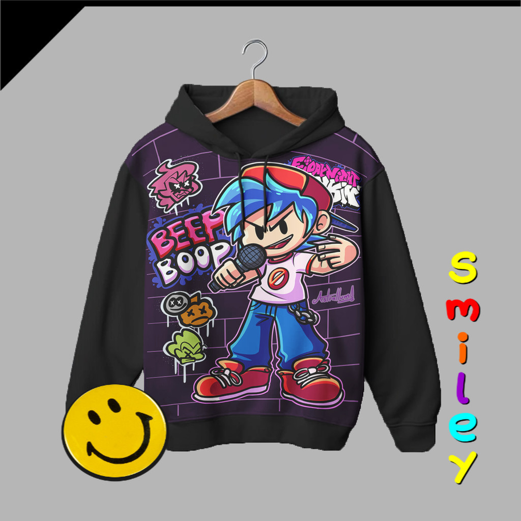 Hoodie Kids Jacket Kids Anime Game Friday Night Funkin Fnf 1 12 Years