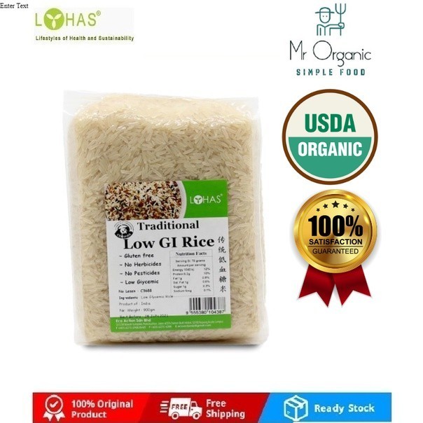 LOHAS Traditional Low GI Rice 传统低血糖米900g | Shopee Malaysia