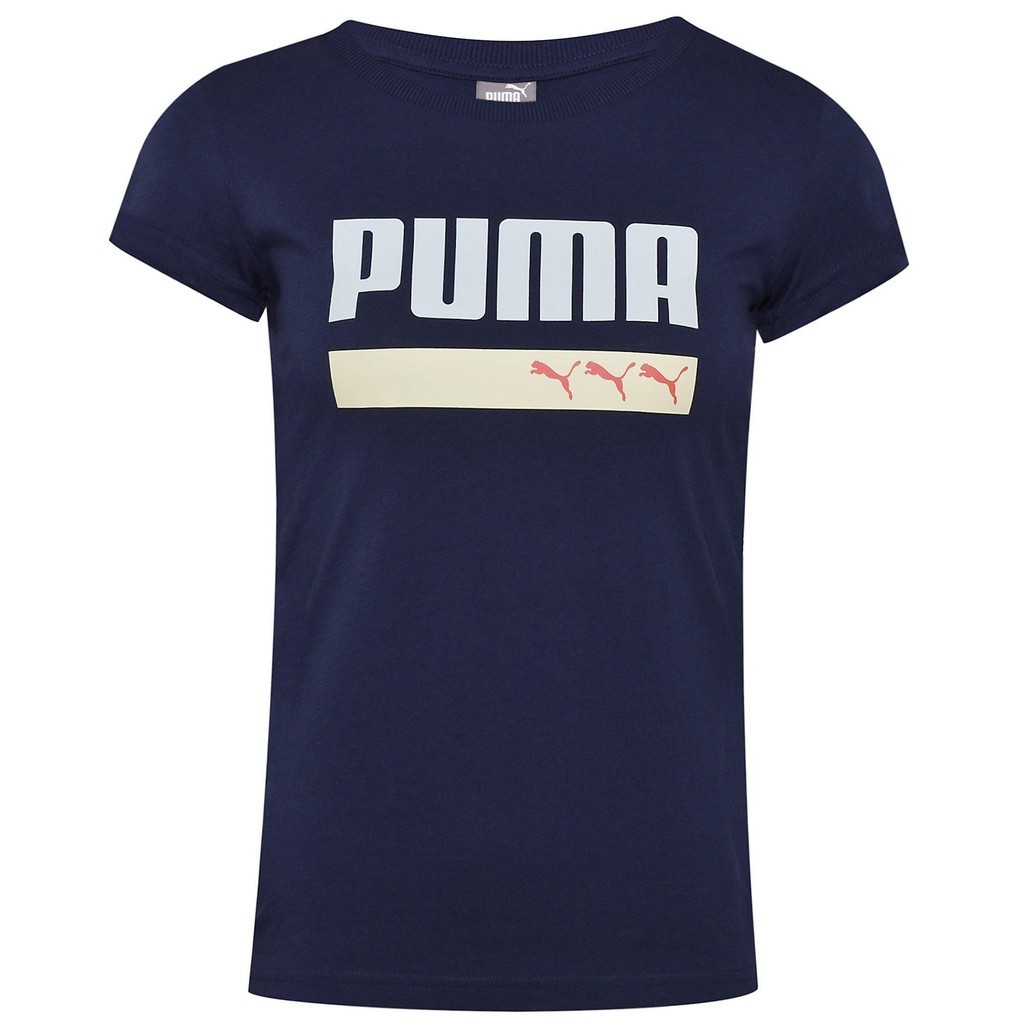 Puma Womens Graphic Womens T Shirt Peacoat Sports Direct Shopee Malaysia