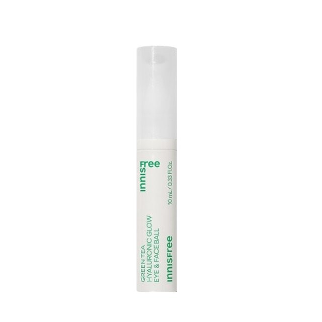 Innisfree Green Tea Hyaluronic Acid Glow Eye and Face Ball 10ml x2pack ...