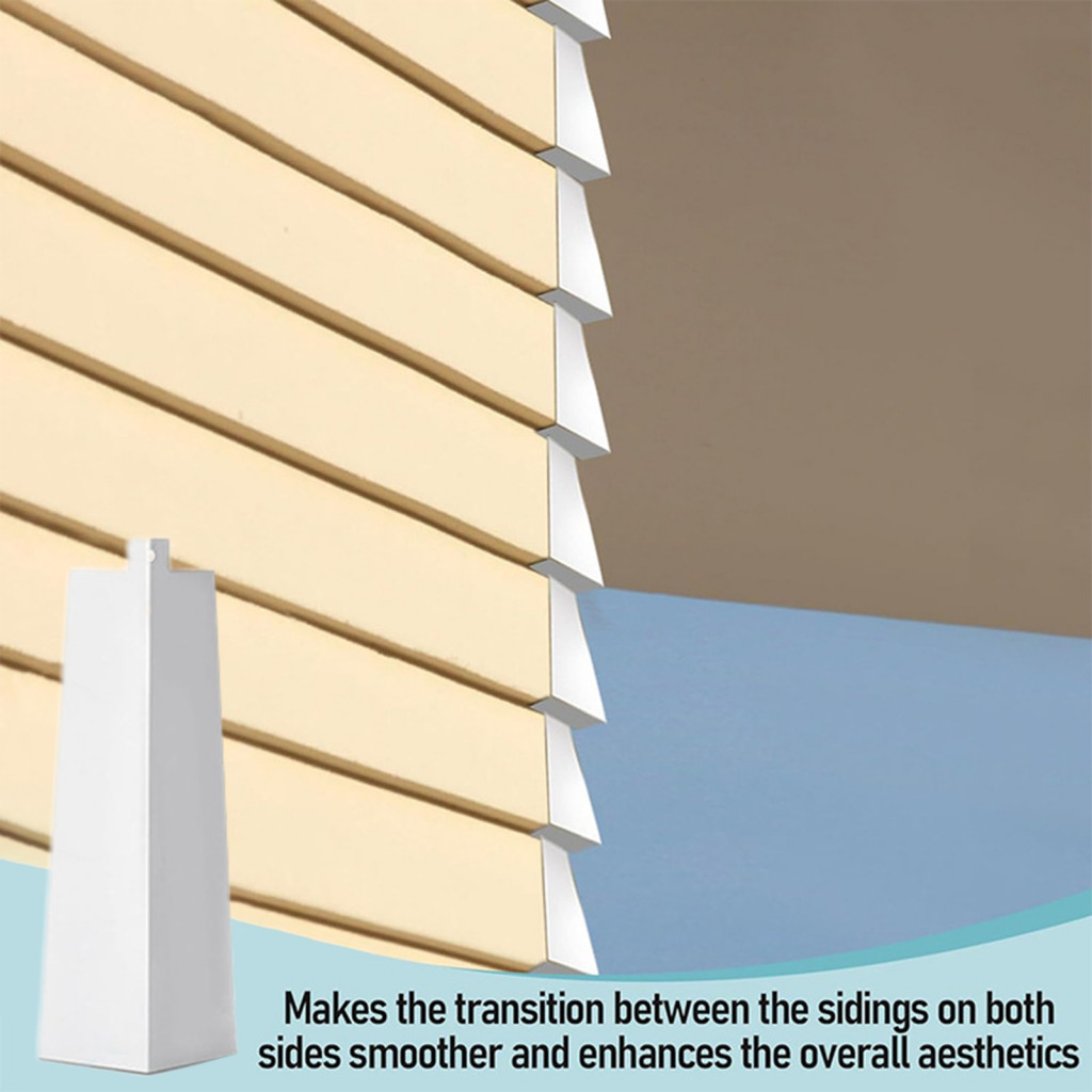 (VIP) Aluminum Corner Caps Siding Corner Protector 8pcs White Aluminum