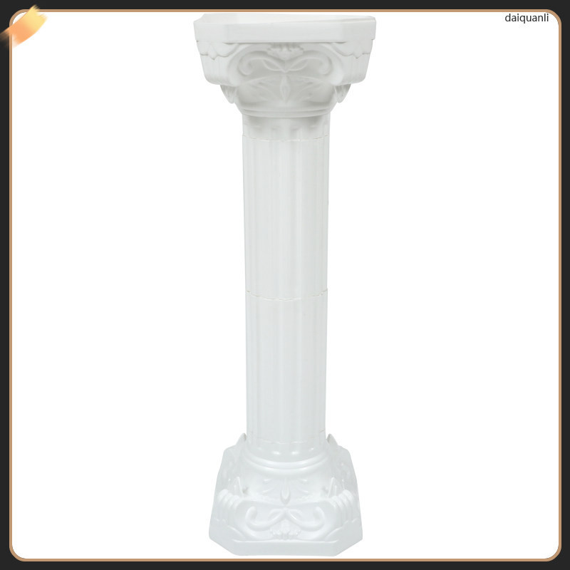 daiquanli Planter Outdoor Roman Column Pots Indoor Flower Vase Plastic ...