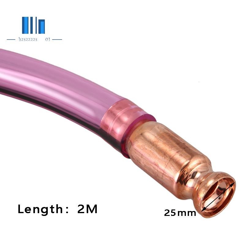 25mm x 2M PVC Fuel Siphon Hose Copper Jiggler Jiggle Siphon Pump Water