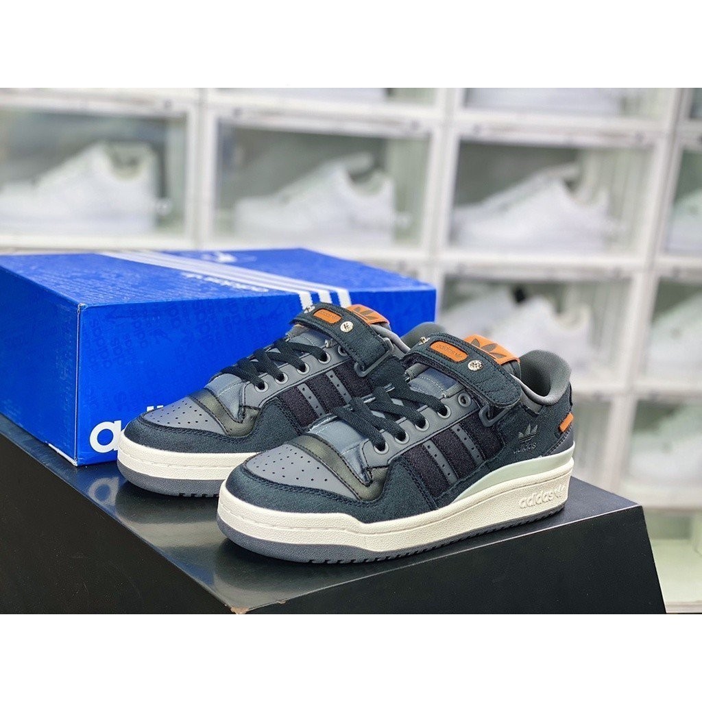 Adidas Forum Low Velcro Tape Black Korean Casual Unisex Skate Shoes ...