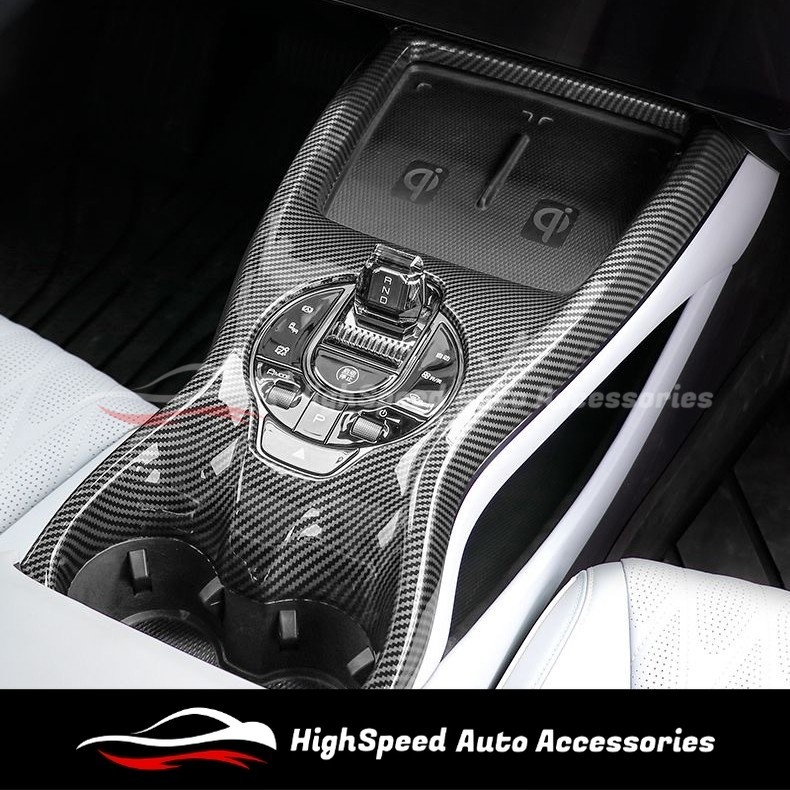 BYD Seal Interior Carbon Fiber Gear Panel Cover Shopee Malaysia