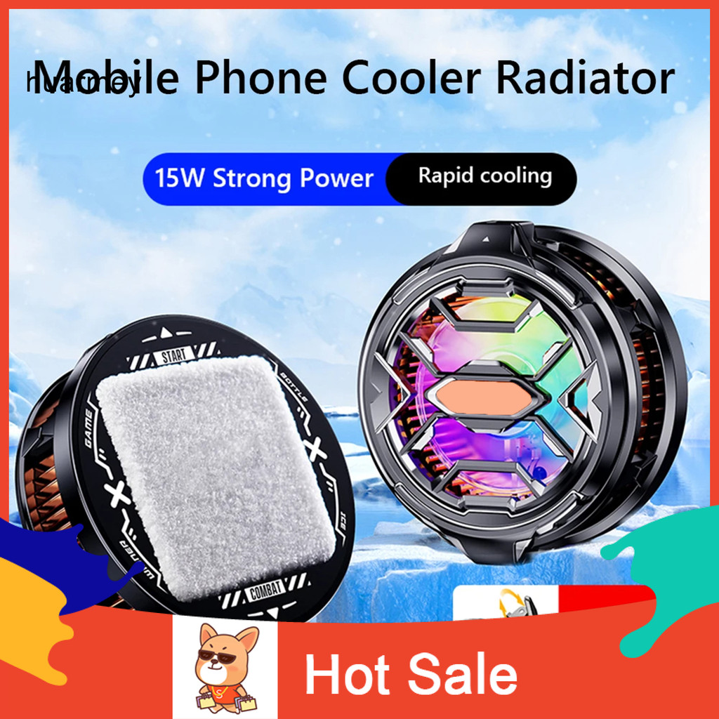 HMY Mobile Phone Cooling Fan Semiconductor Radiator Adjustable Low ...