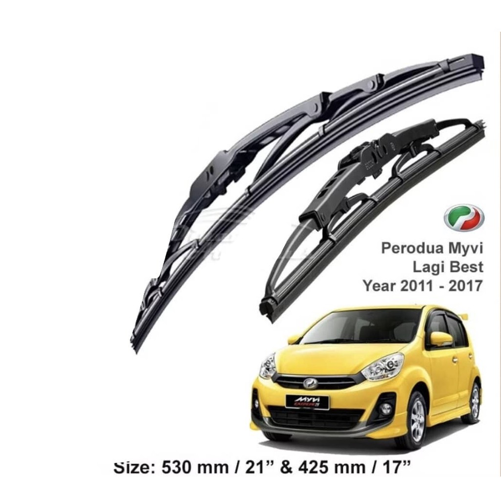AM Equipment 2098948, Black Framed Wiper Blade Pair 40'' - Max Marine
