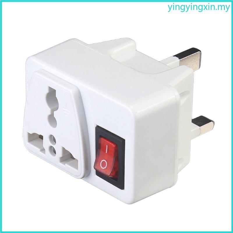 YIN UK Universal Adapter Wall Socket Portable Extension Outlet ...