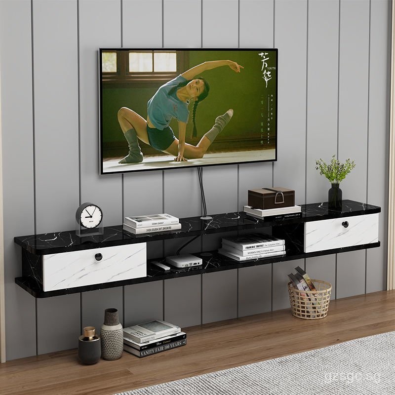 Havenw Wall-mounted Console TV Background Have Wall Bedroom Modern ...