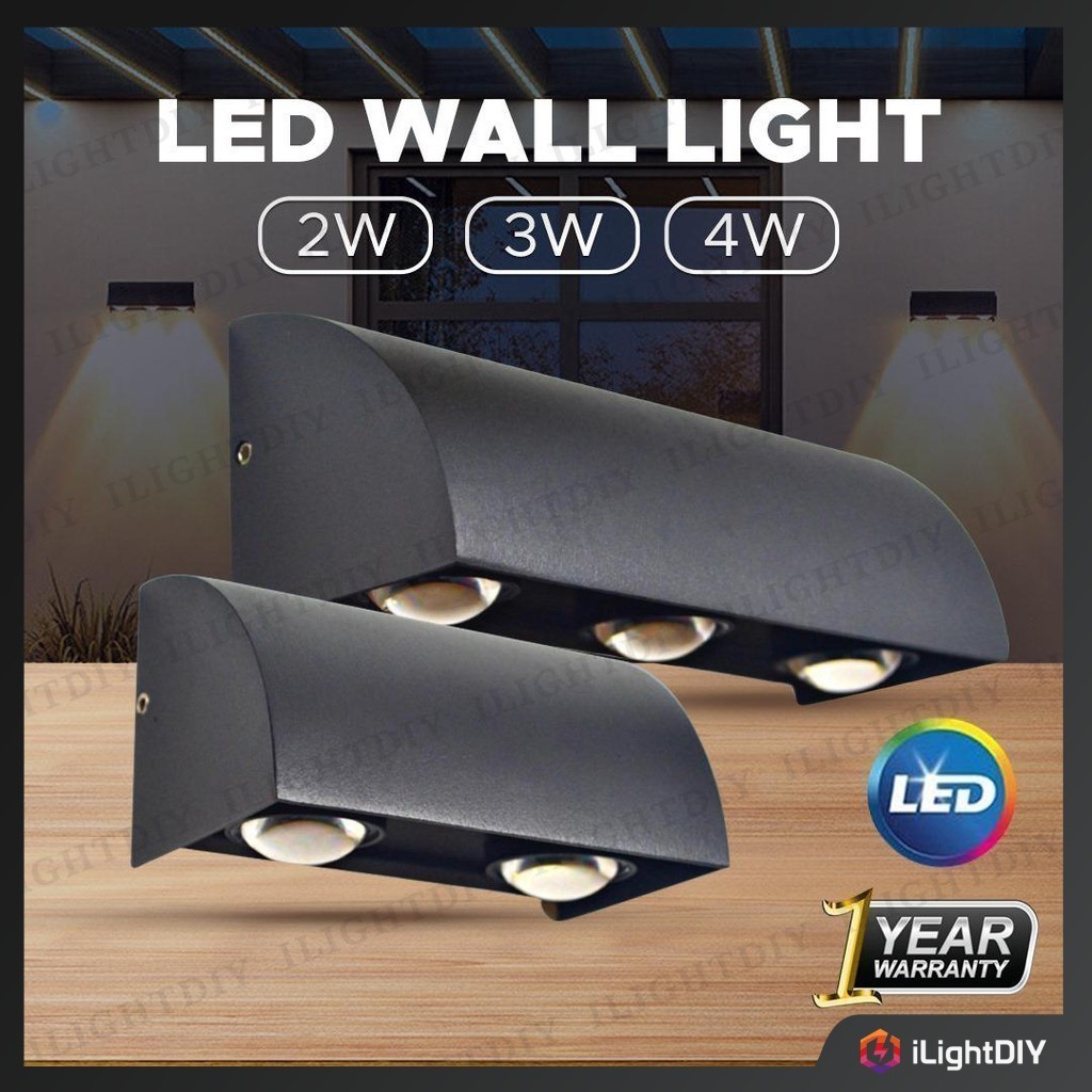 2W 3W 4W LED WALL LIGHT MODERN DECORATIVE LED WALL LAMP LAMPU DINDING ...