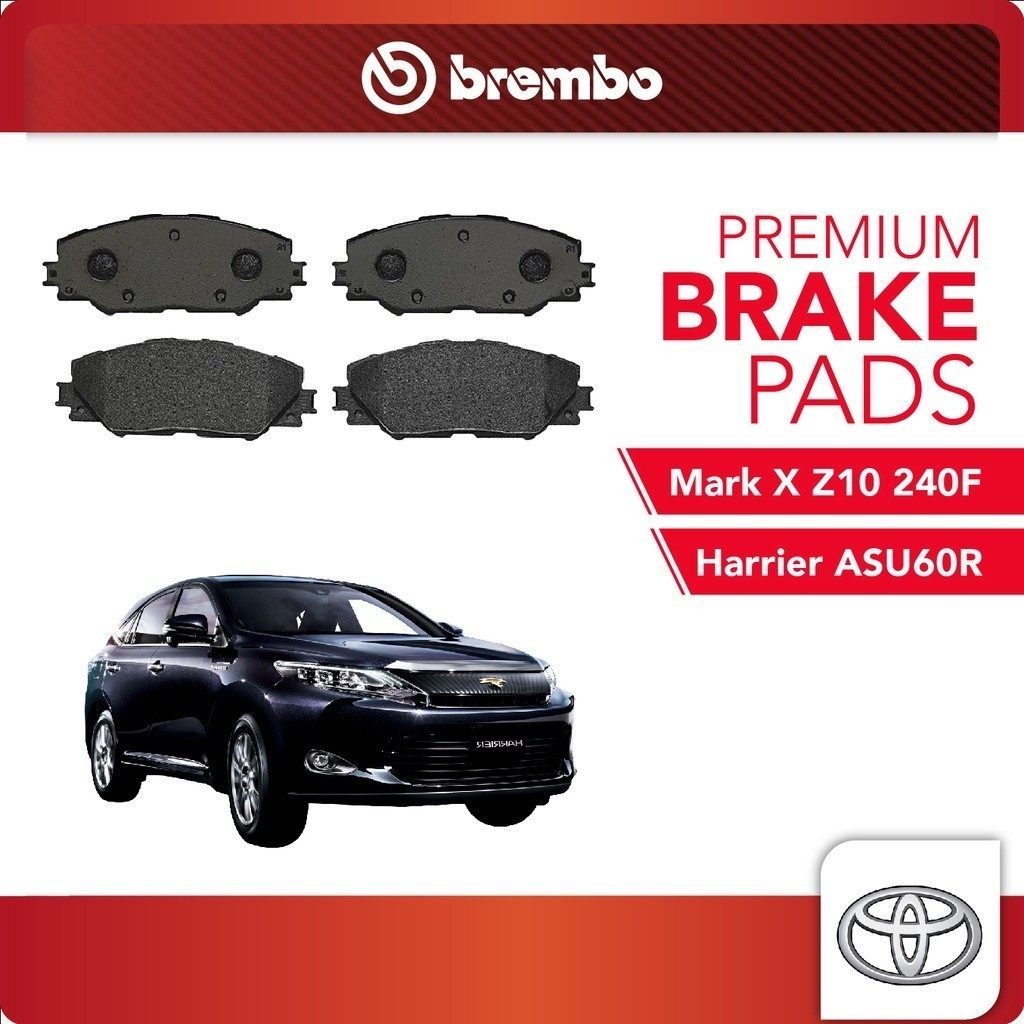 BREMBO Front Brake Pads (1 set) For Toyota Mark X ZI0 240F, Harrier'14