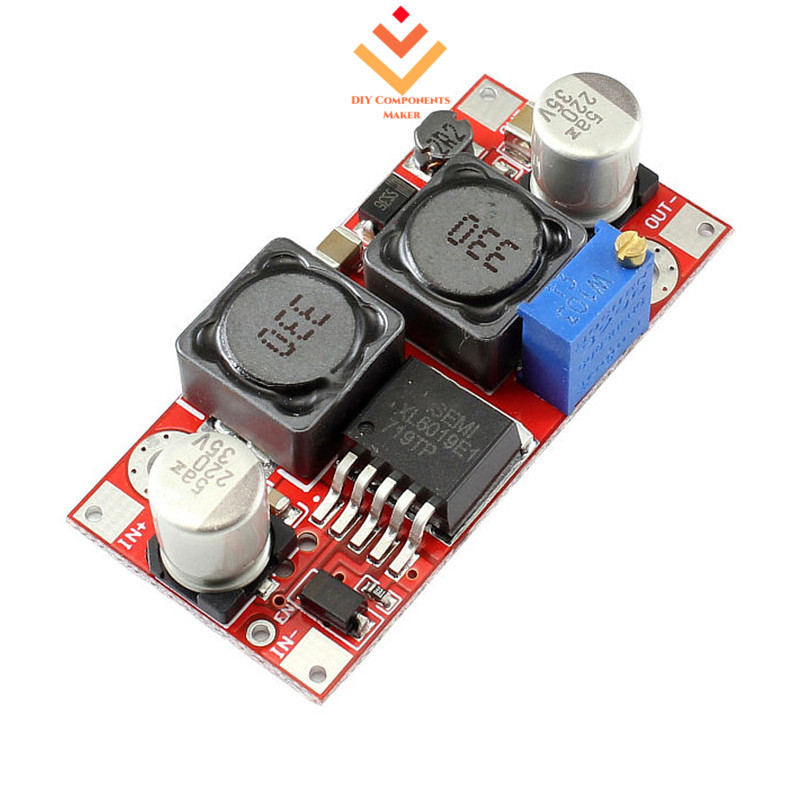 XL6009 3A DC Buck Boost Step Up or Down Adjustable Voltage Power ...