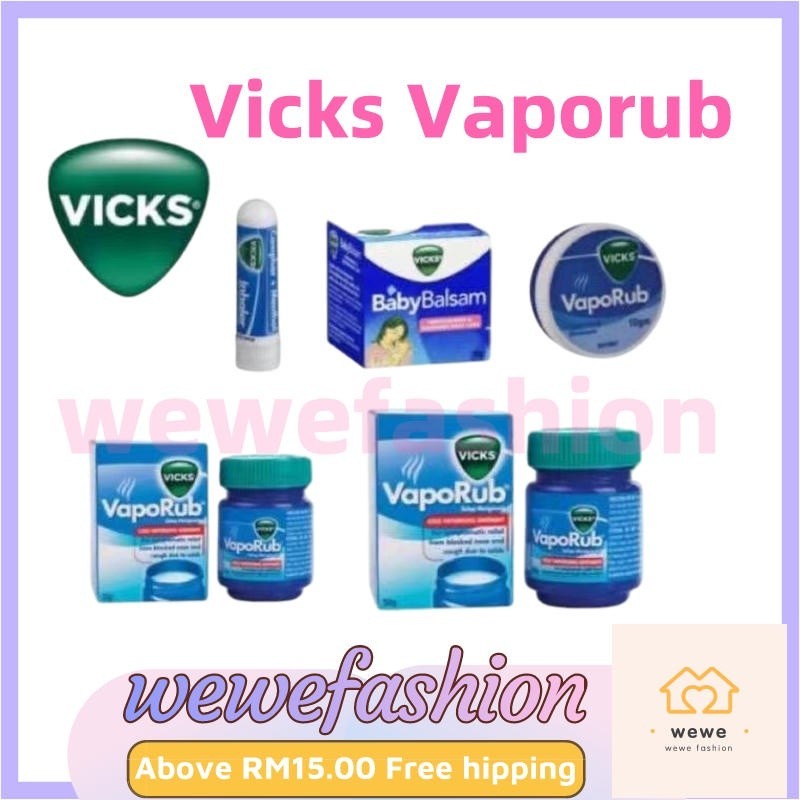 Vicks Vaporub 10g 25g 50g Vicks Inhaler Ready stock!!! | Shopee Malaysia