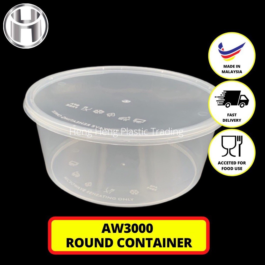 Bekas bahulu A3000 T3000 CB3000 TAPAI BAHULU Round Container ( 30pcs± ...