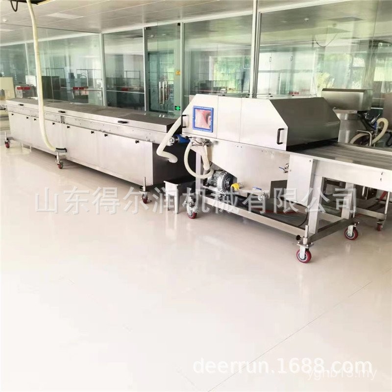 Pure Fat Chocolate Coating Machine Double-Layer Apply Evenly Freeze ...