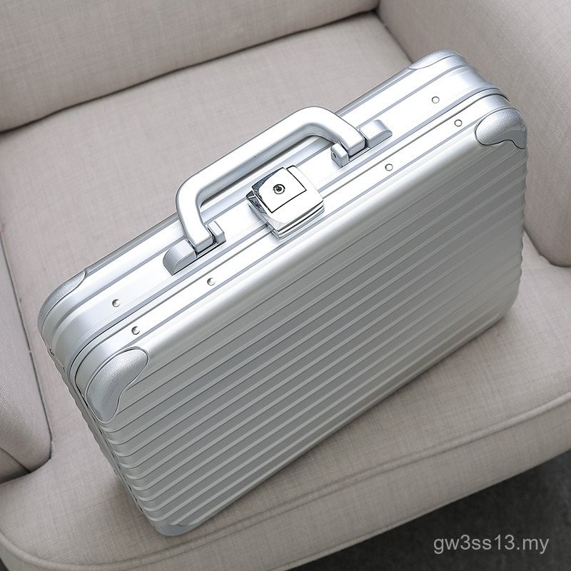Portable Box All-Aluminum Alloy Password Box All-Metal File Safe Tool ...