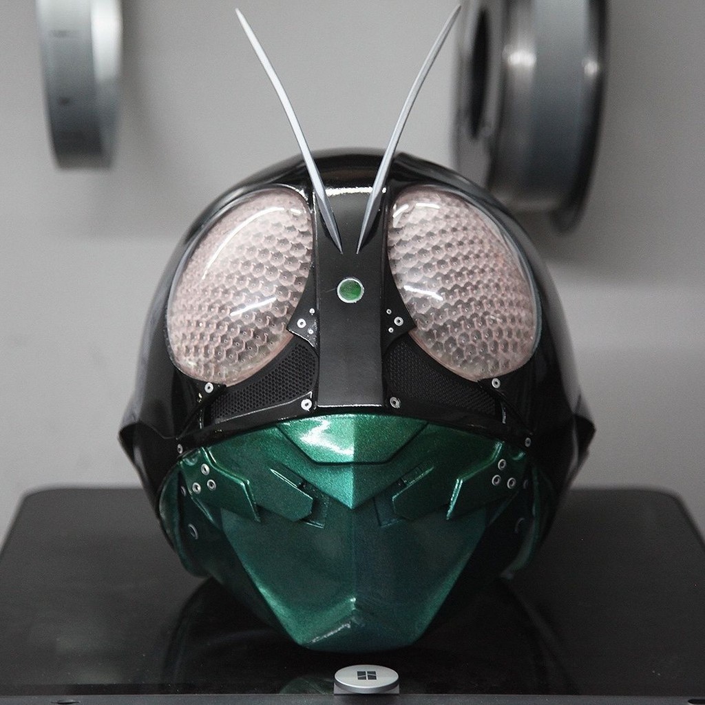 New Kamen Rider Helmet New No. 1 cos Helmet Props Glasses Can Glow Can ...