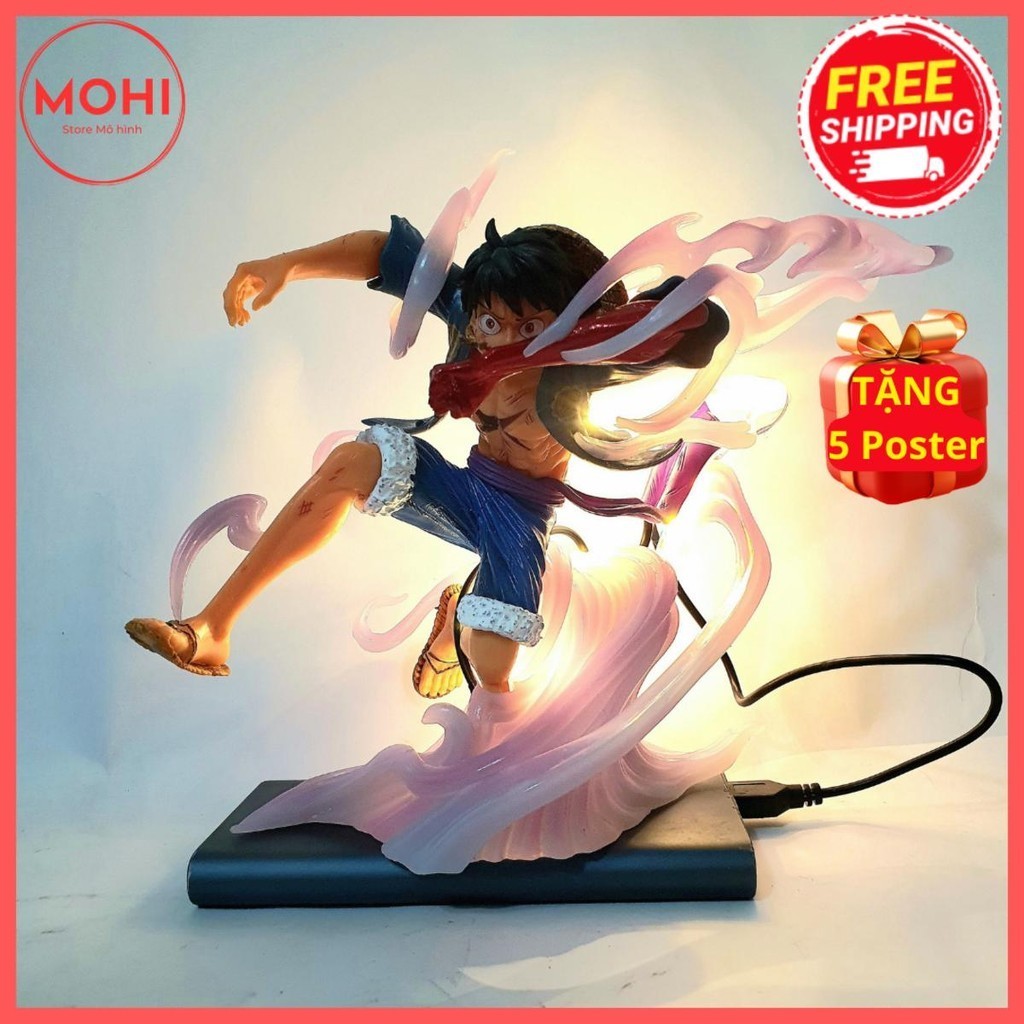 Super beautiful new arrival Luffy One Piece model 20 cm tall (Free 5 ...