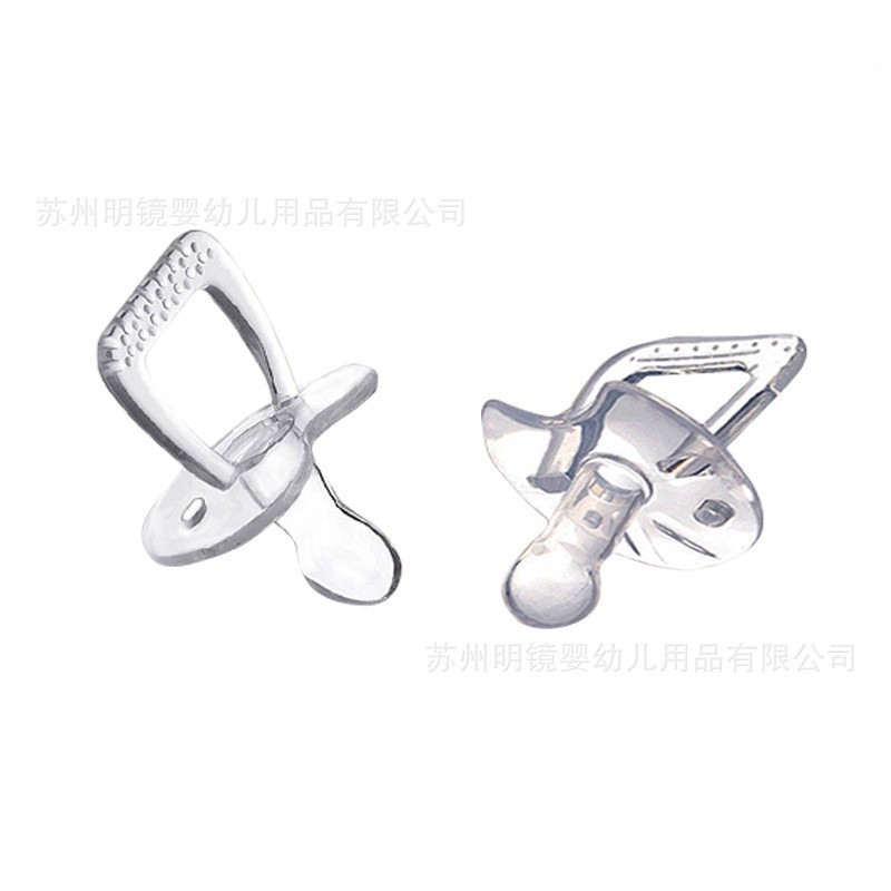 Baby naked Pacifier full silicone sleeping type comfort pacifier baby ...