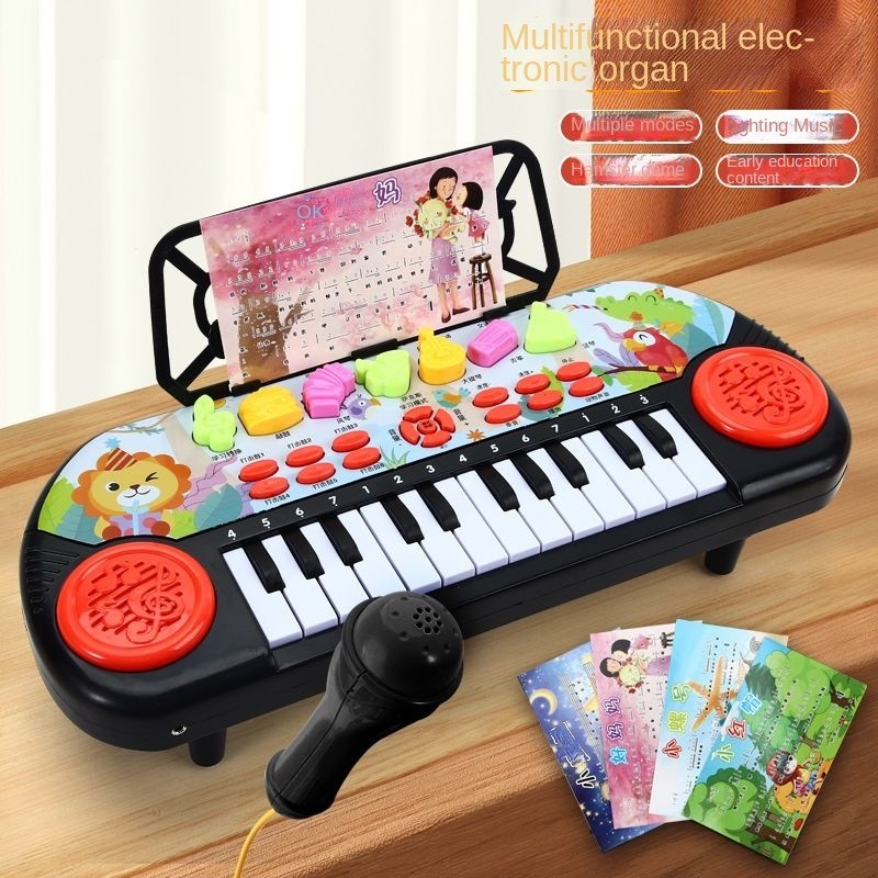 25 Key Electronic Piano Children's Early Education Music Story Toy Baby ...