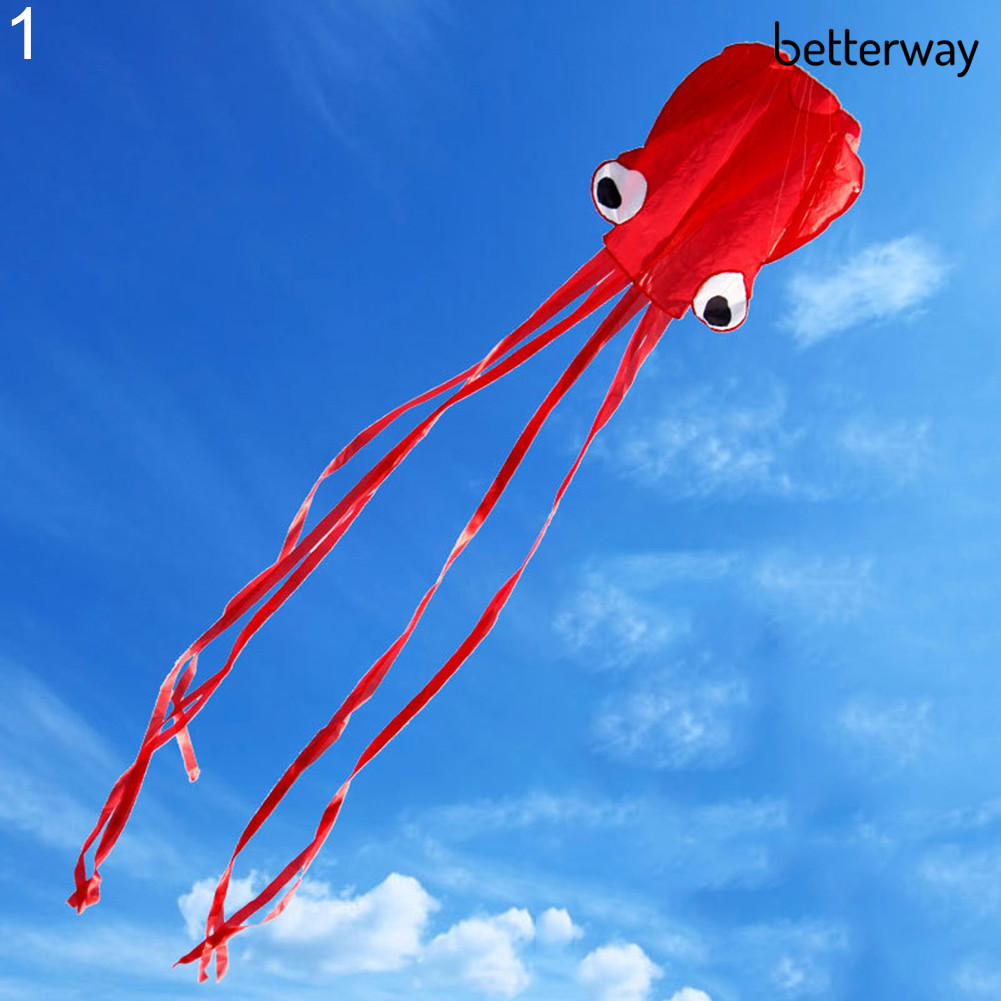 Betterway 3D 4M Single Line Stunt Octopus Power Sport Flying Kite Kids Outdoor Activity Shopee